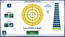 Postural Stability Training Mode