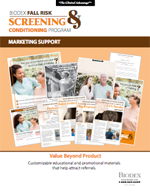Click to learn more about Marketing Support for Fall Risk Screening & Conditioning